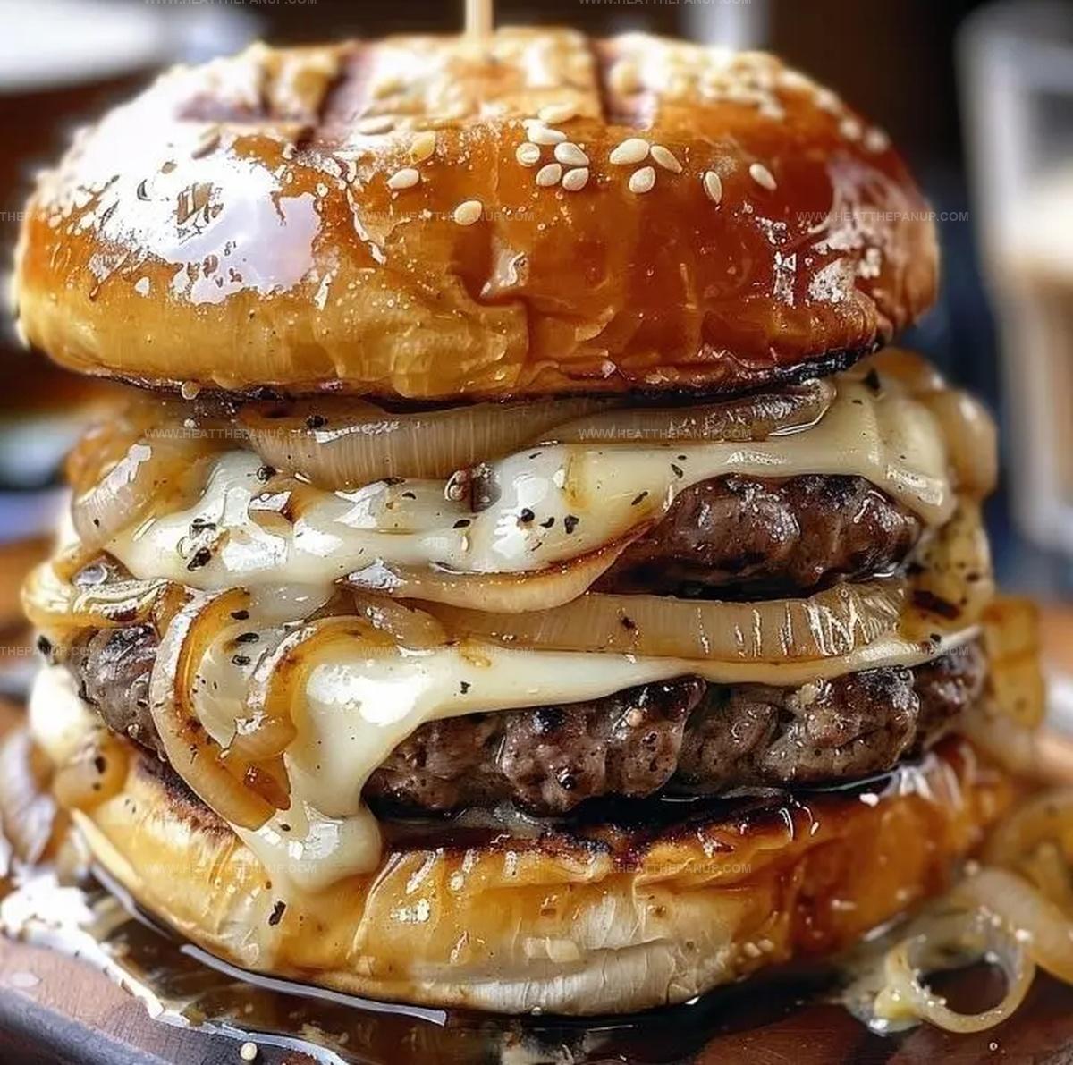 French Onion Soup Burgers Recipe