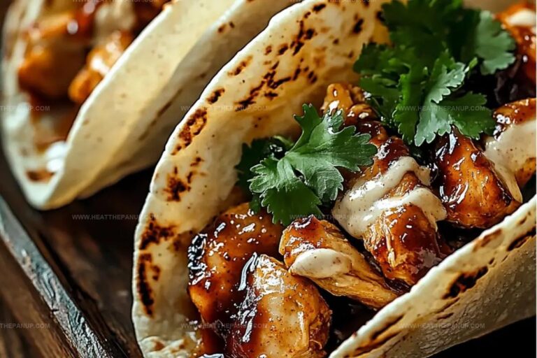 Garlic Butter Honey Bbq Chicken Tacos Recipe