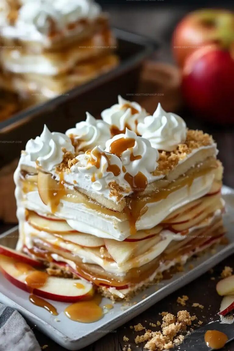 Caramel Apple Eclair Cake Recipe