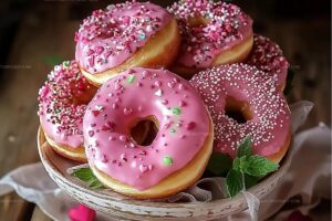 Valentines Day Baked Donuts Bouquet Recipe