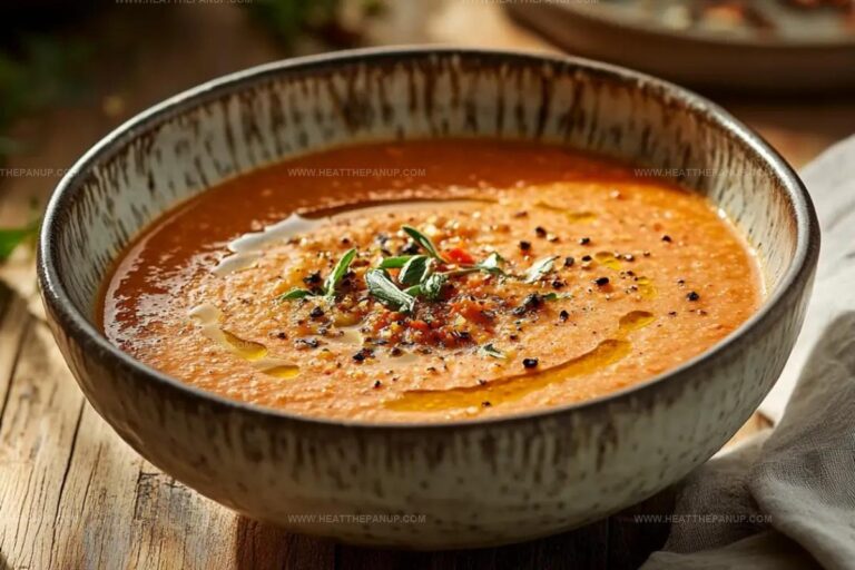Creamy Roasted Garlic Tomato Soup Recipe