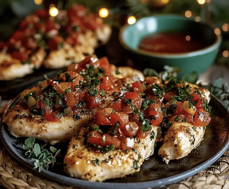 Zingy Bruschetta Chicken Recipe