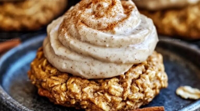 Pumpkin Oatmeal Cookies Topped With Rich Cinnamon Cream Cheese Frosting Recipe