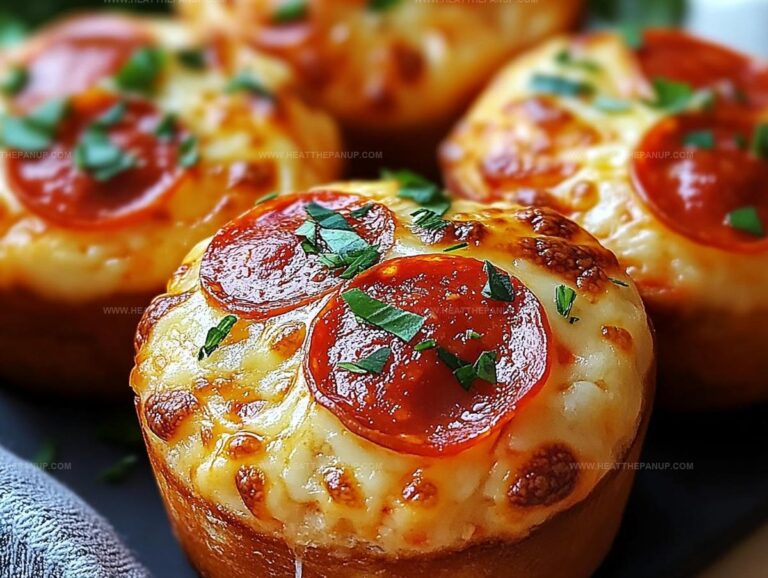 Pepperoni Pizza Muffins Recipe