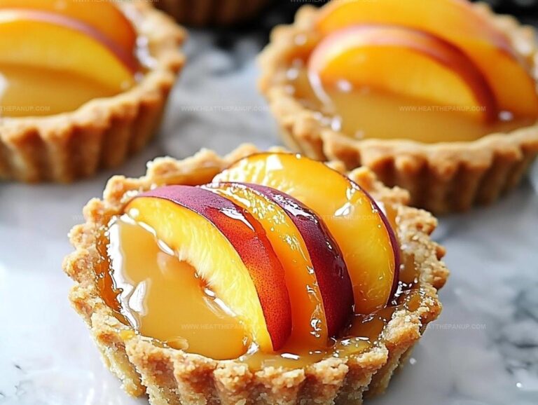 Mini Brown Butter Peach Tarts Recipe