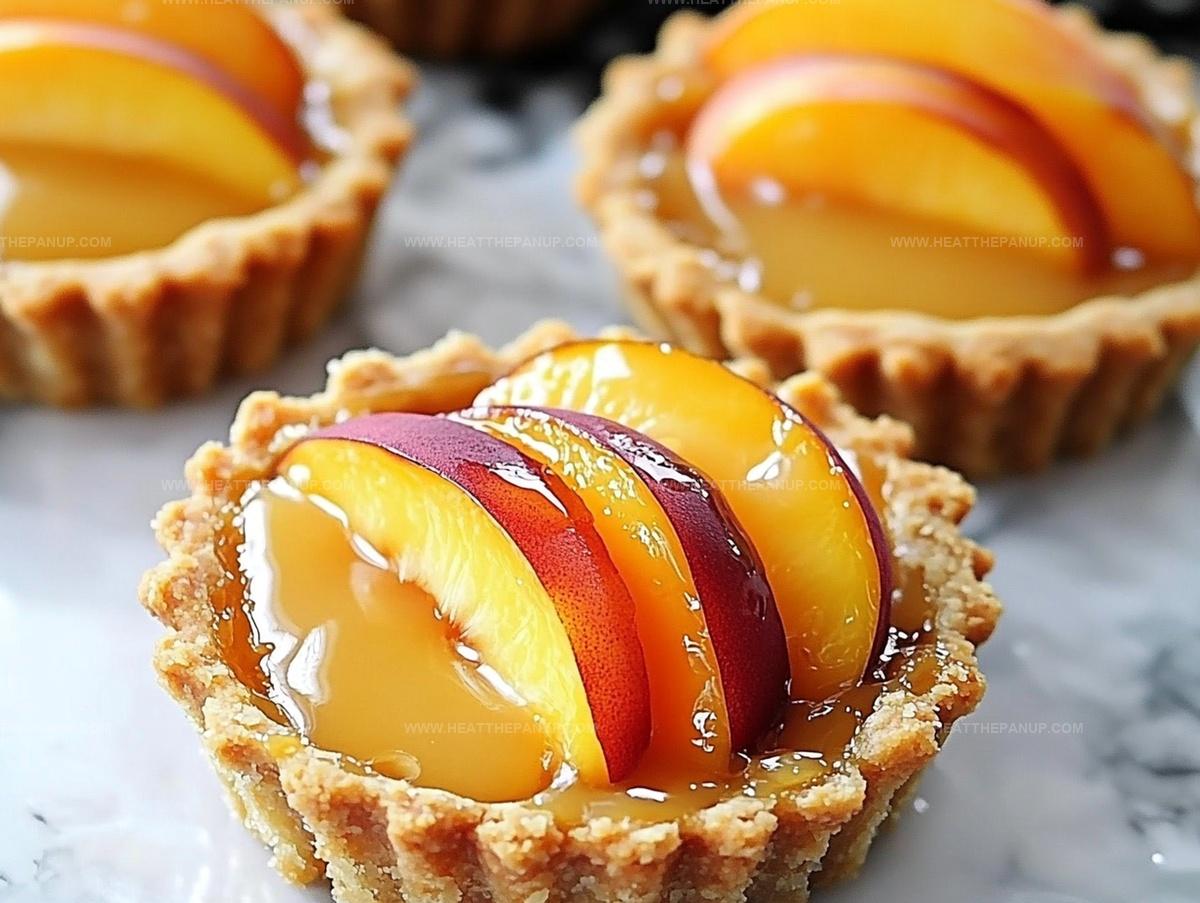 Mini Brown Butter Peach Tarts Recipe