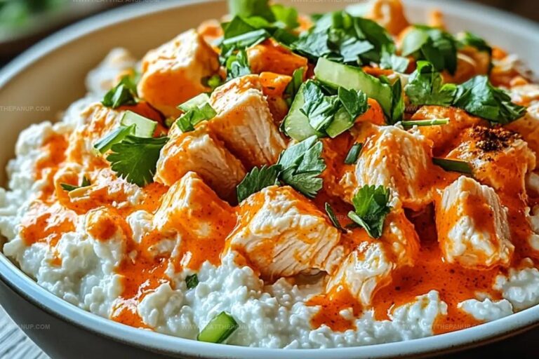 Buffalo Chicken Cottage Cheese Bowl Recipe