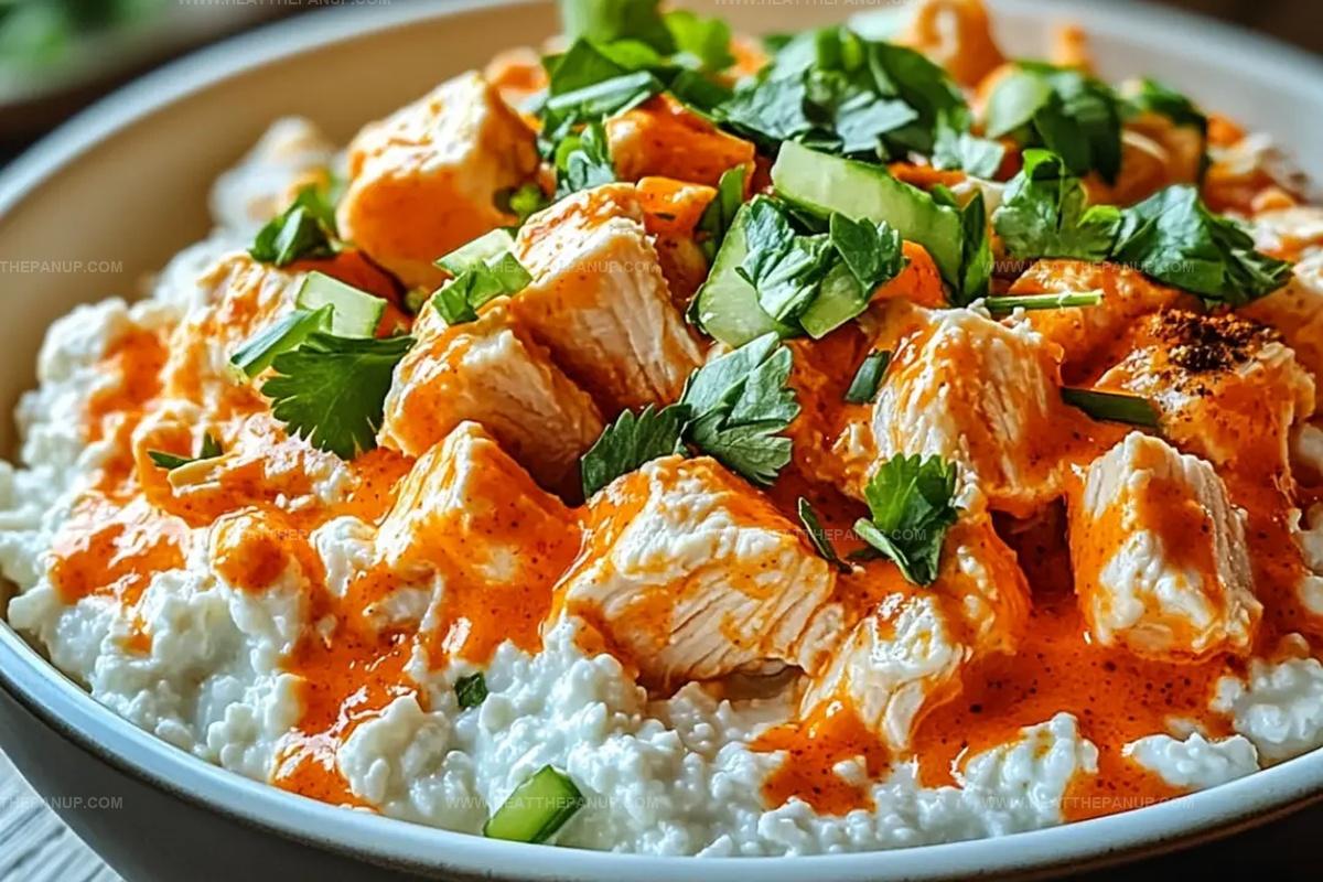 Buffalo Chicken Cottage Cheese Bowl Recipe