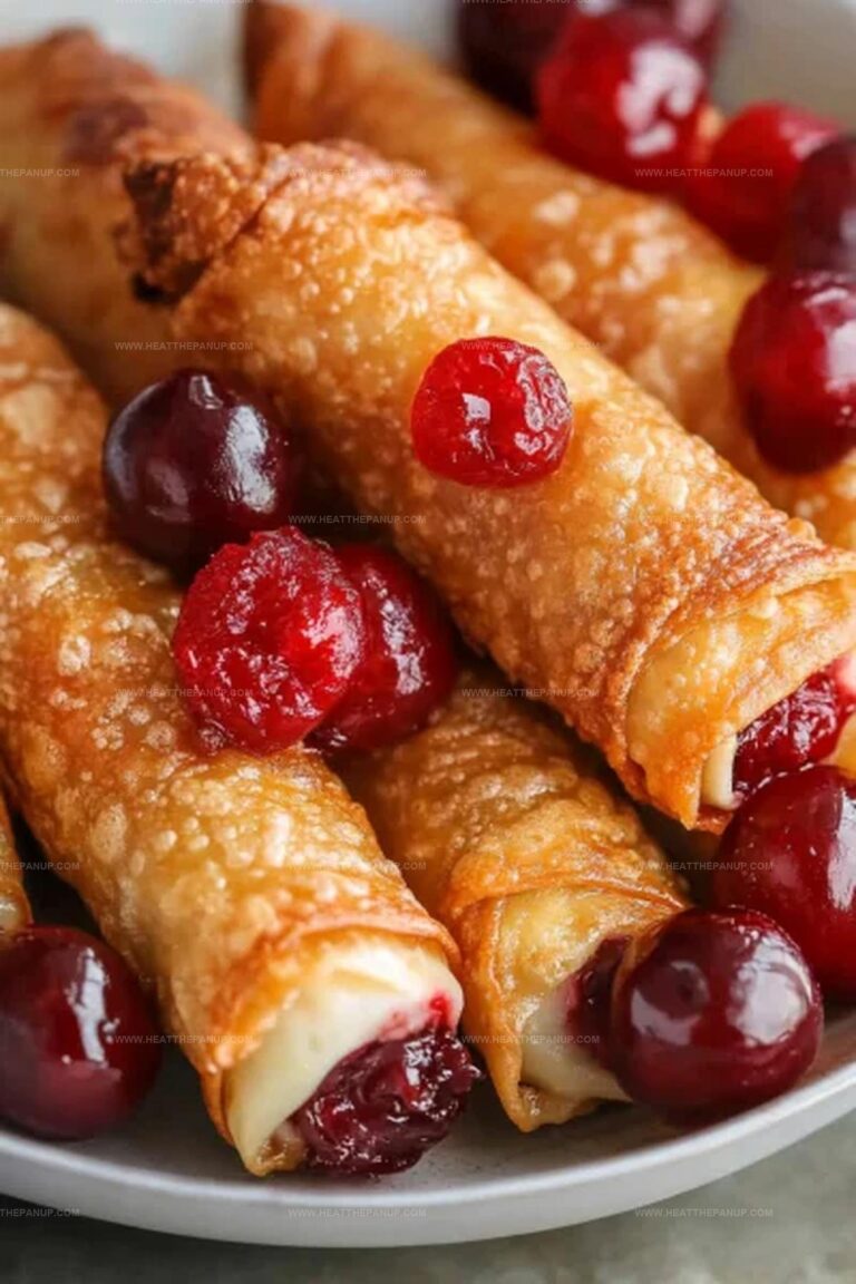 Cherry Cheesecake Egg Rolls Recipe