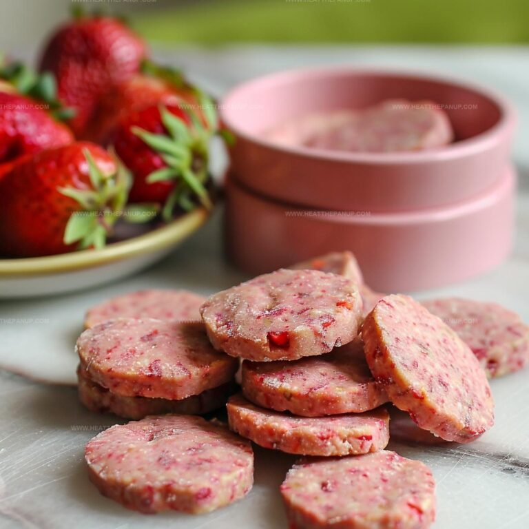 Strawberry And Yogurt Biscuits For Dogs Recipe
