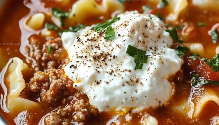 Slow Cooker Lasagna Soup Recipe
