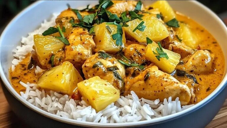 Coconut Pineapple Chicken Curry Recipe