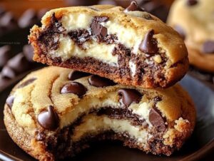 Cheesecake-Stuffed Chocolate Chip Cookies Recipe