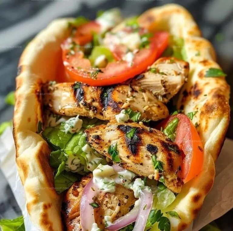 Greek Chicken Gyros With Homemade Tzatziki Sauce Recipe
