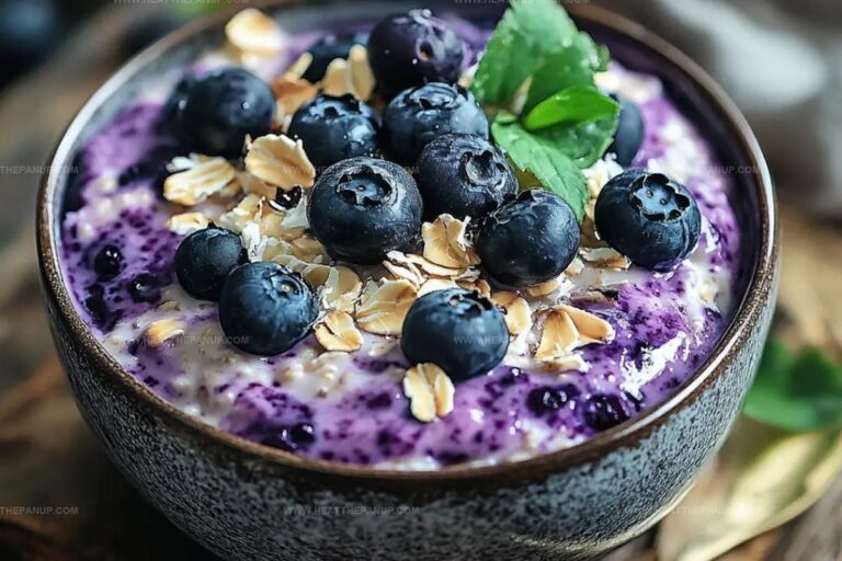 Blueberry Cheesecake Overnight Oats Recipe