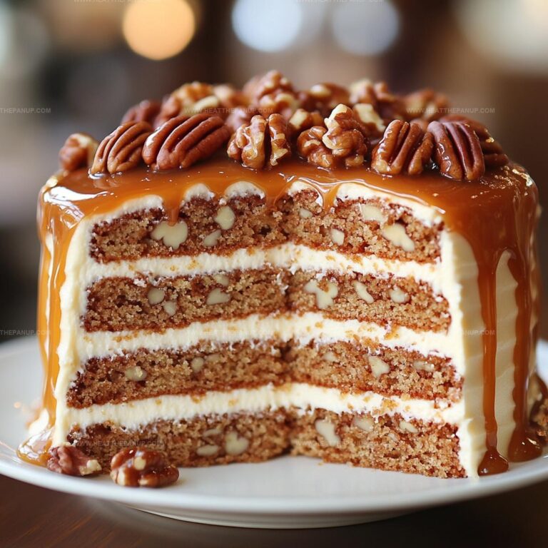 Caramel Pecan Carrot Cake Recipe