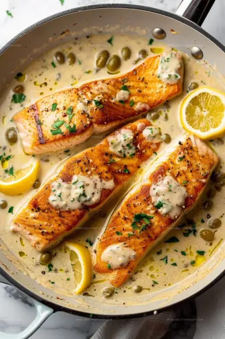 Creamy Salmon Piccata Recipe