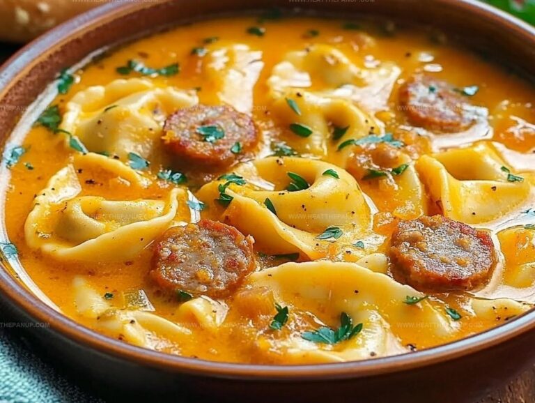 Butternut Squash Sausage Tortellini Soup Recipe