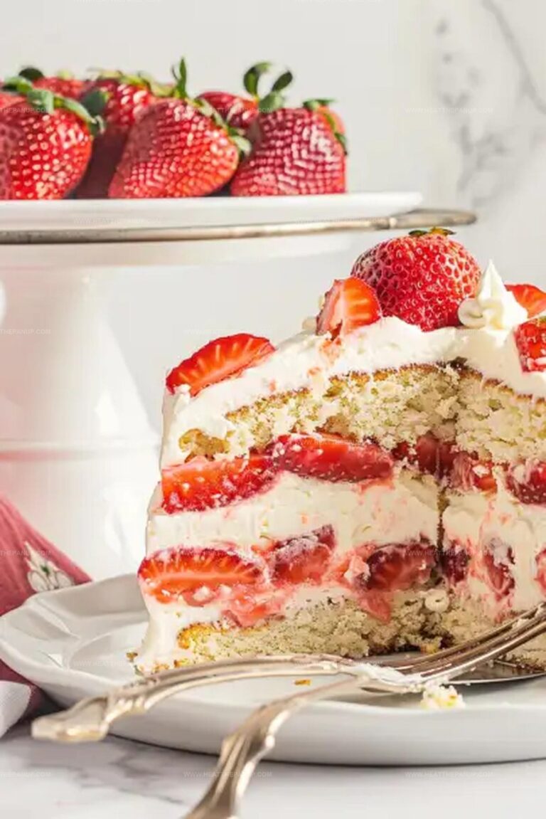 Strawberry Cake With Whipped Cream Recipe
