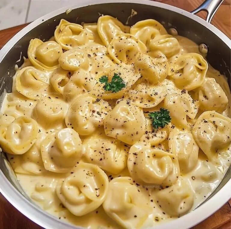 Creamy Cheese Tortellini Recipe