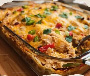 Chicken Fajita Casserole Recipe