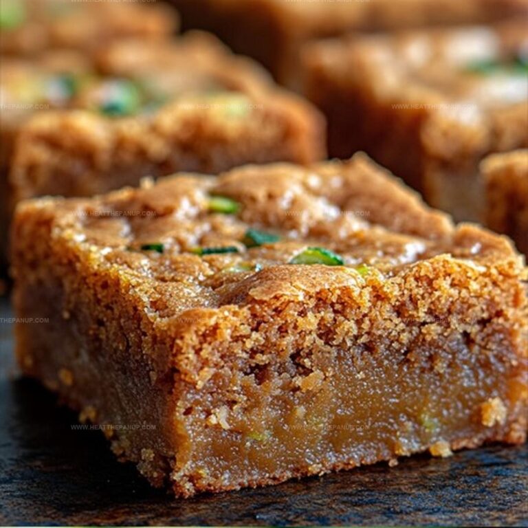 Chewy Butterscotch Zucchini Blondies Recipe