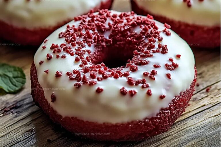 Red Velvet Donuts With Cream Cheese Frosting Recipe