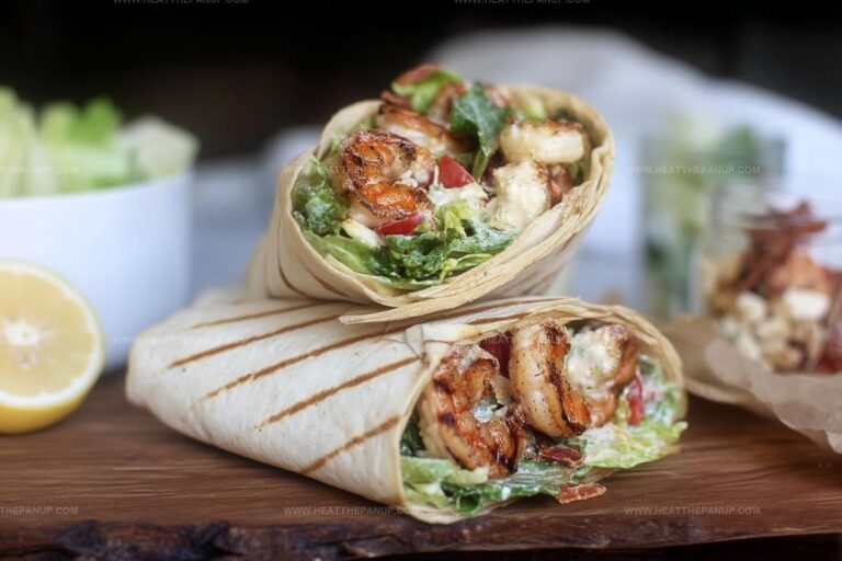 Grilled Shrimp Caesar Wraps Recipe
