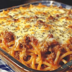 Baked Cream Cheese Spaghetti Casserole Recipe