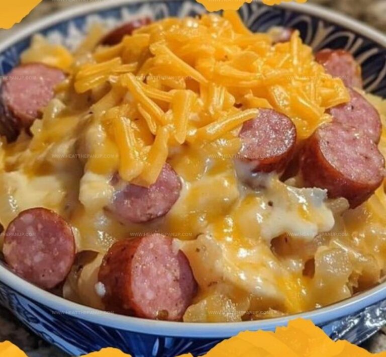 Cheesy Sausage Hashbrown Bake Recipe