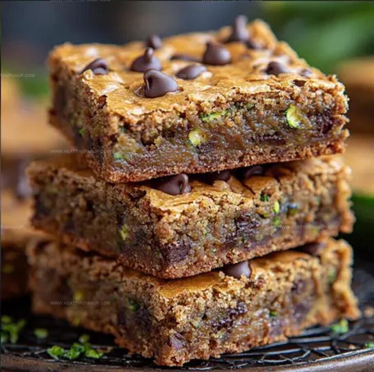 Chocolate Chip Zucchini Bars Recipe