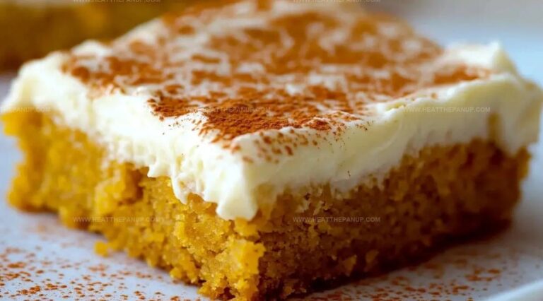 Old Fashioned Pumpkin Bars With Cream Cheese Frosting Recipe