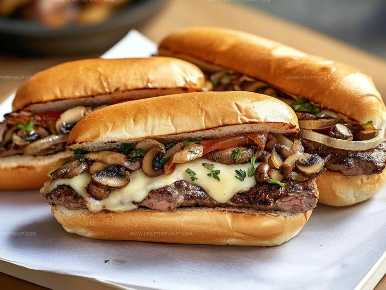 Philly Cheese Steak Sandwich With Mushrooms Recipe