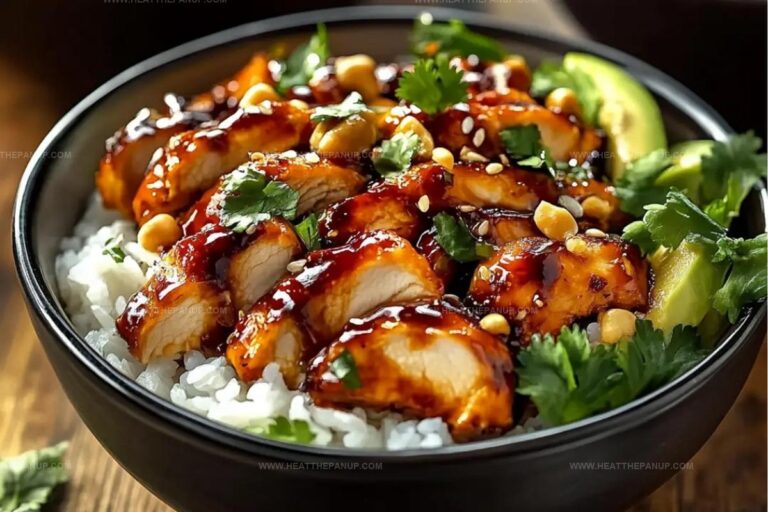 Sweet & Sticky Chicken Rice Bowls Recipe