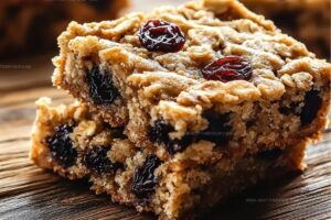 Oatmeal Raisin Cookie Bars Recipe