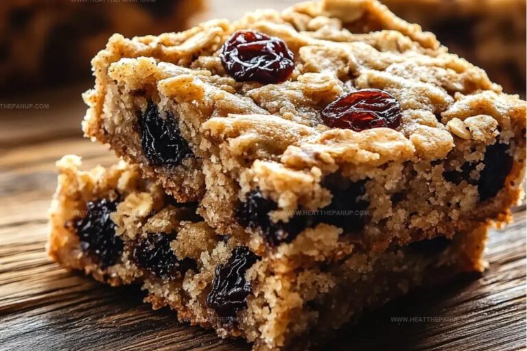 Oatmeal Raisin Cookie Bars Recipe