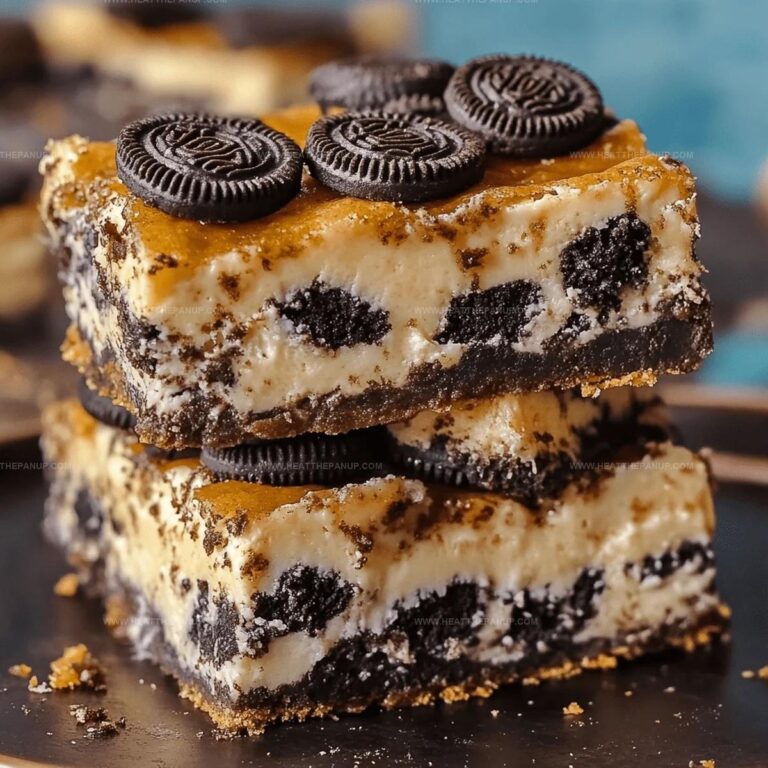Oreo Cheesecake Cookie Bars Recipe