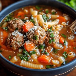 Italian Meatball Soup Recipe