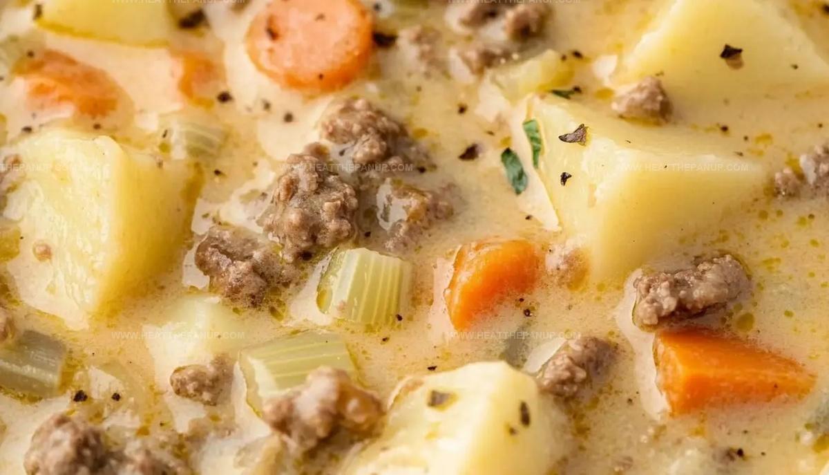 Potato Cheeseburger Soup Recipe