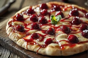 Valentines Cherry Pie Dessert Pizza Recipe