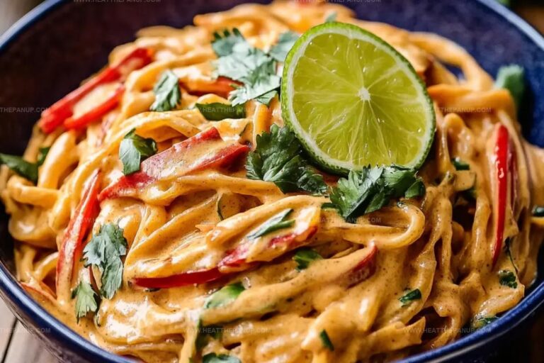 Creamy Peanut Noodles With Crunchy Veggies And Lime Recipe