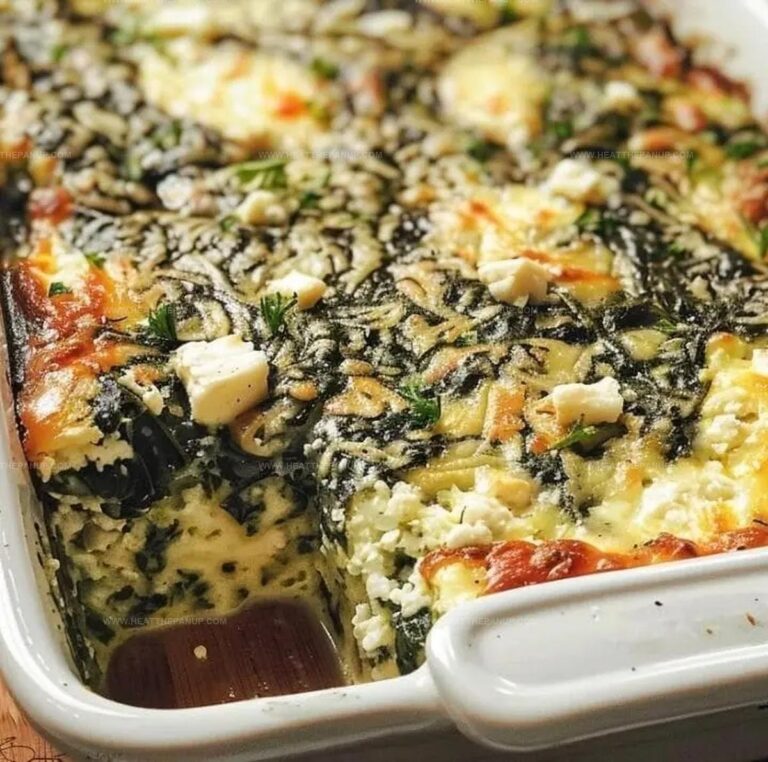 Spinach Casserole With Feta Cheese Recipe