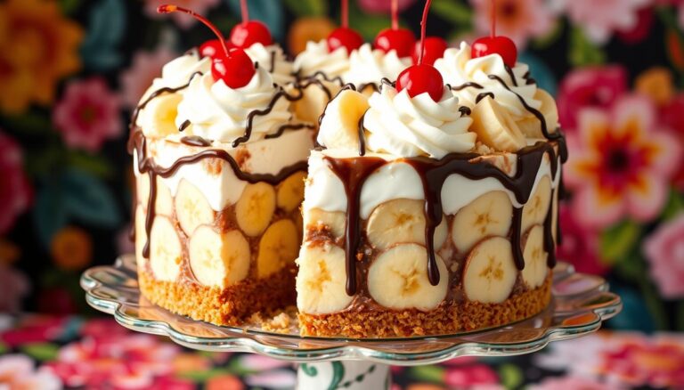 No-Bake Banana Split Cake Recipe