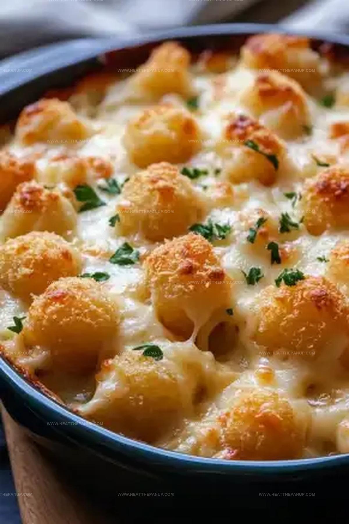 Chicken Alfredo Tater Tot Casserole Recipe
