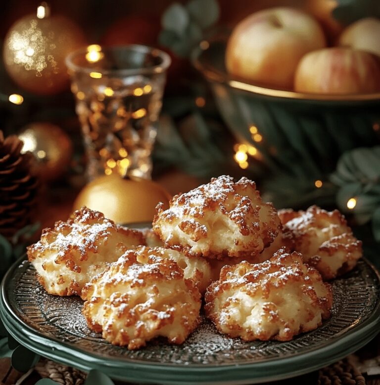 Golden Baked Apple Fritters Recipe