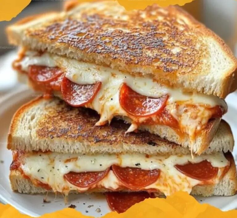 Pepperoni Pizza Grilled Cheese Recipe