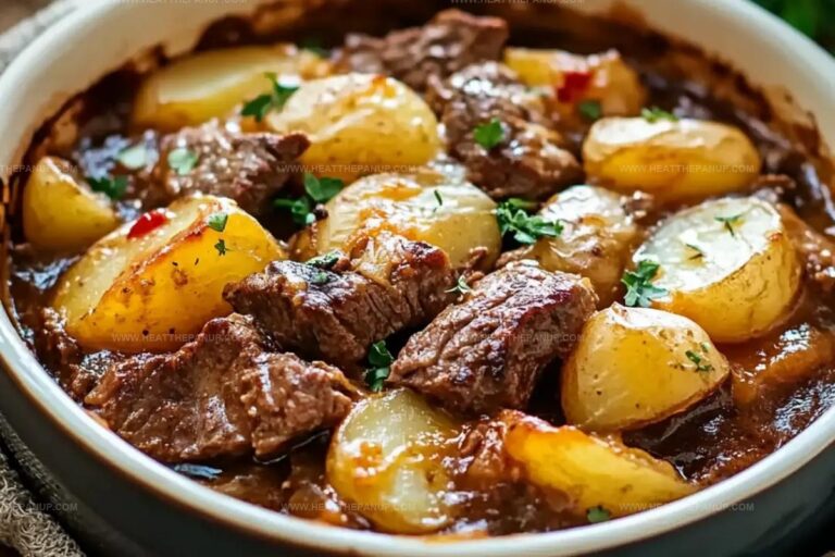 Crockpot Loaded Steak And Potato Bake Recipe