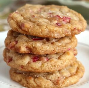 Brown Sugar Rhubarb Cookies Recipe