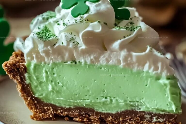 St. Patricks Day Shamrock Shake Pie Recipe