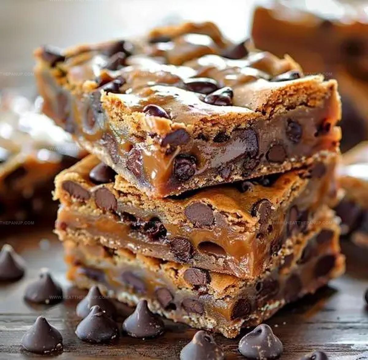 Chocolate Chip Caramel Bars Recipe
